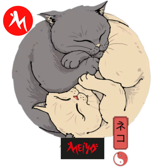 Polera Ying Yang Neko