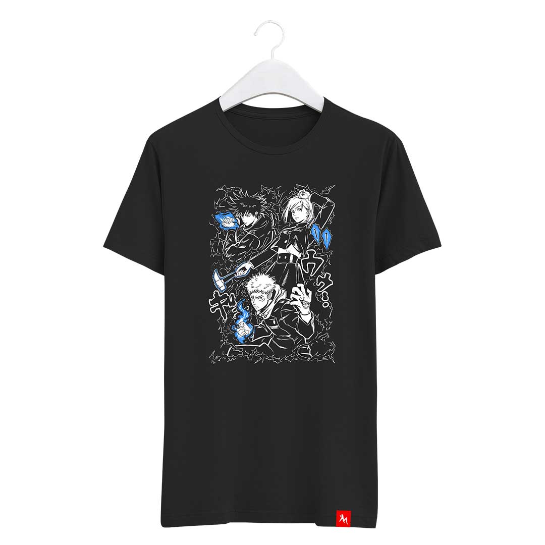 Polera-Jujutsu-Kaisen-Fondo-Negra