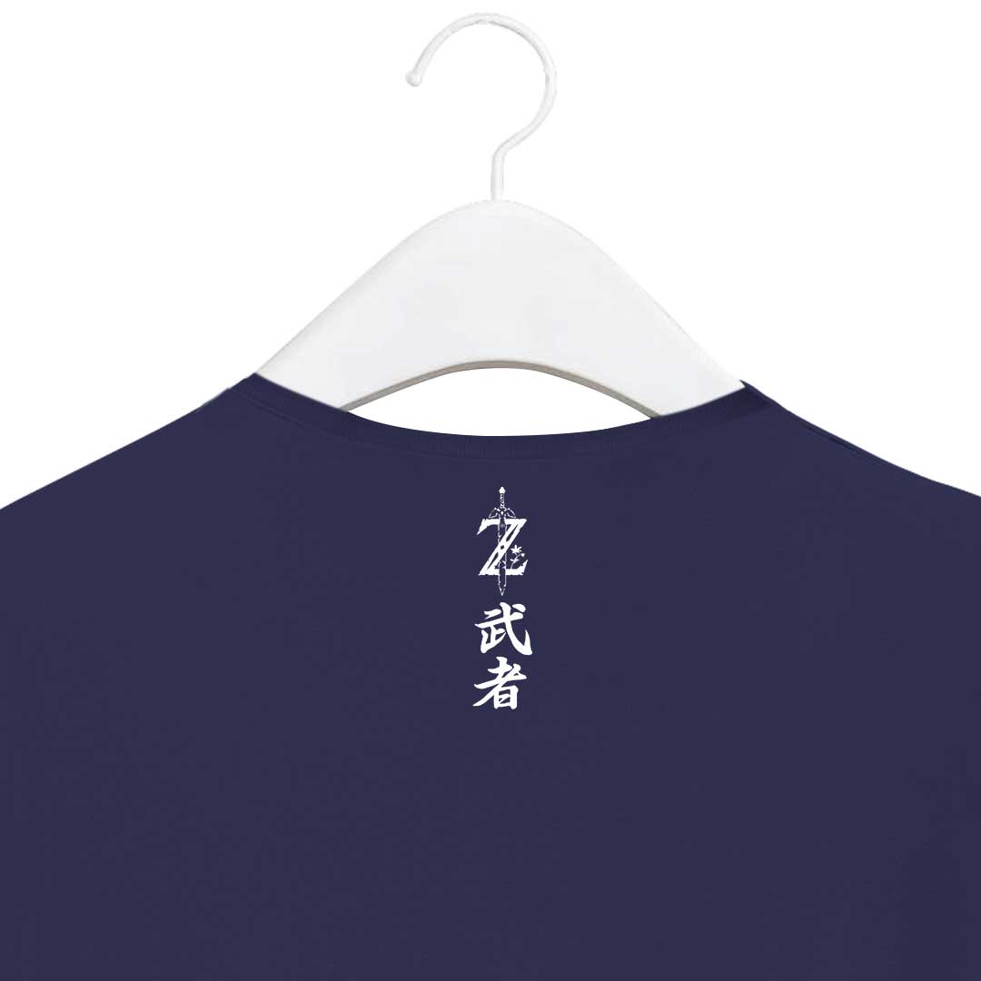 Polera-The-Legend-of-Zelda-Espalda-Azul-Marino