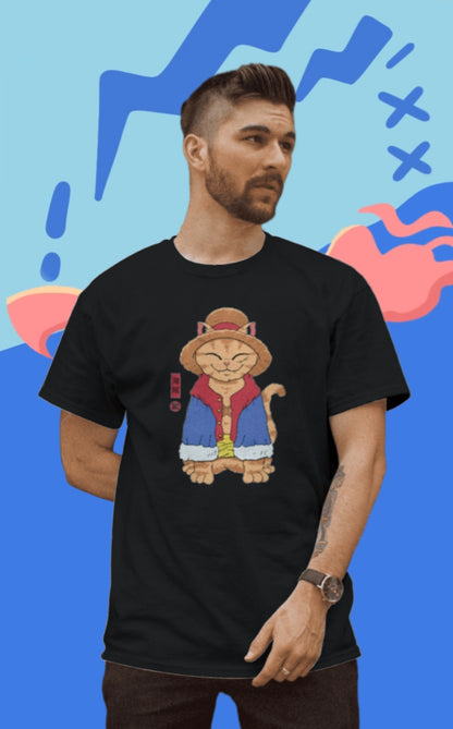 Polera Gato Luffy