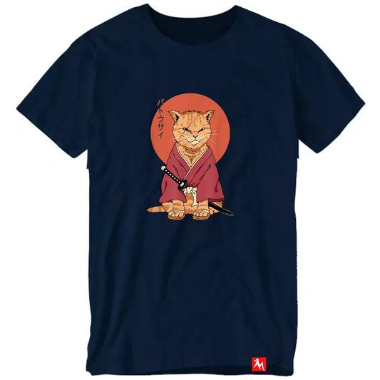Polera Gato Samurai