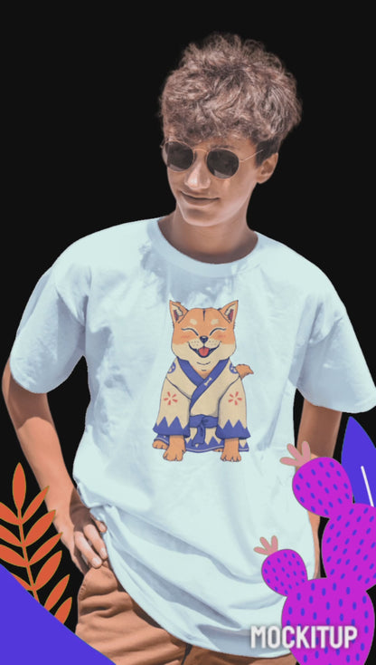 Polera Perro Shiba