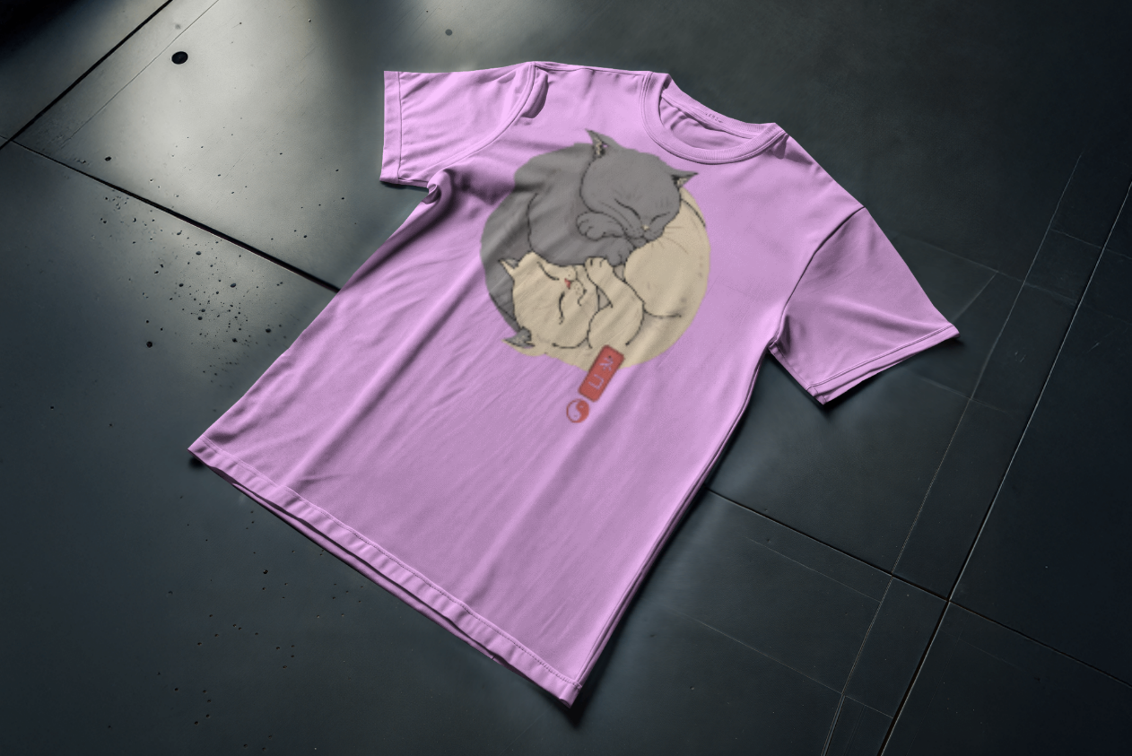 Polera Ying Yang Neko